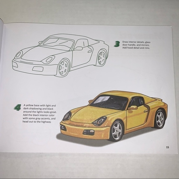 Kidsbooks | 2013 How to Draw! COOL WHEELS Paperback Drawing Book - Picture 6 of 12